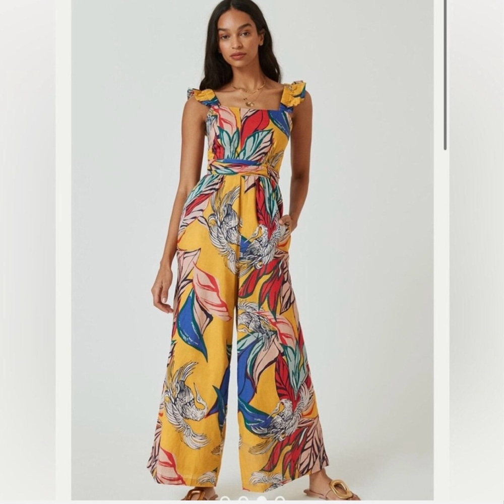 Bel Kazan Flowered Jumpsuit